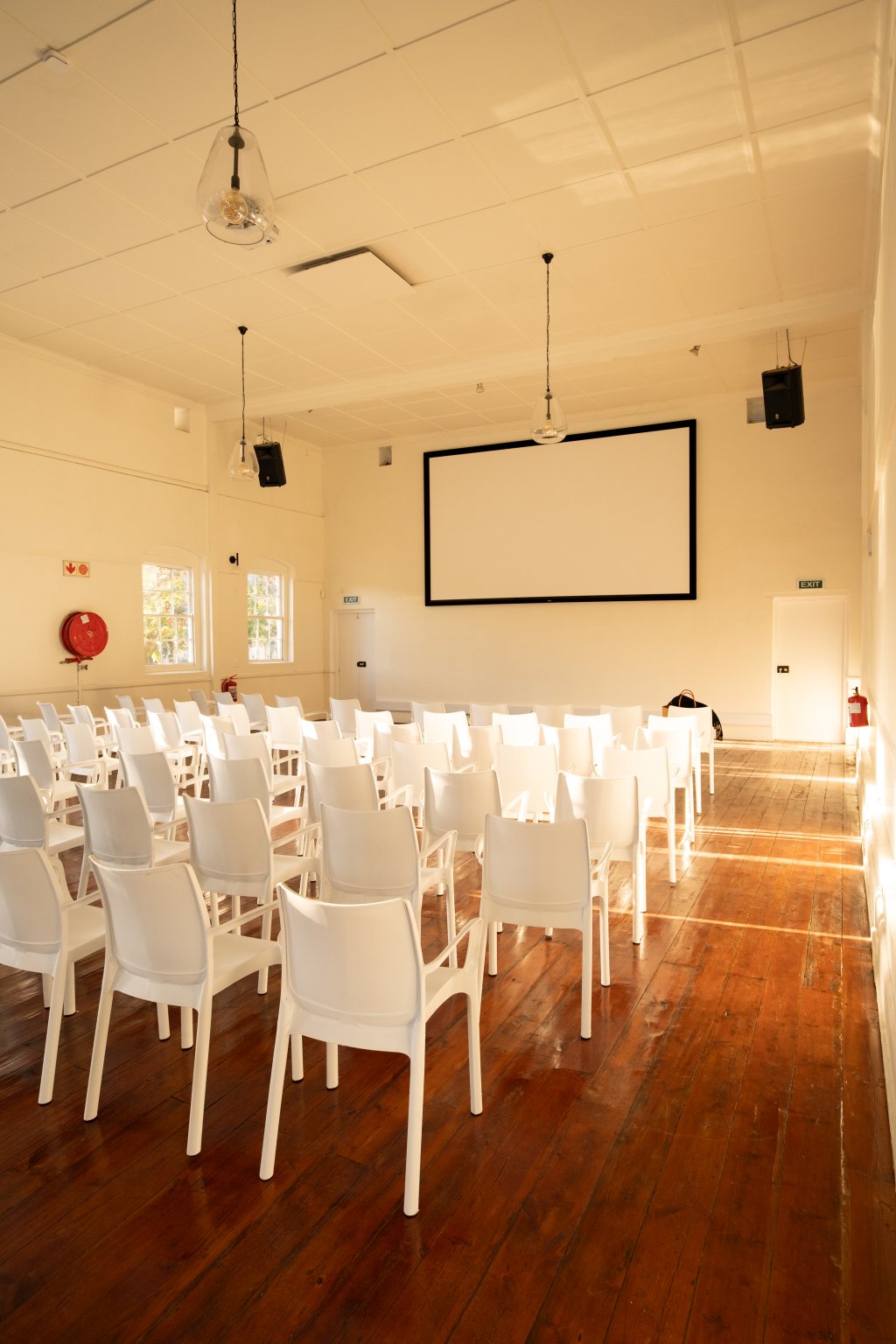 Bioscope White Armchairs