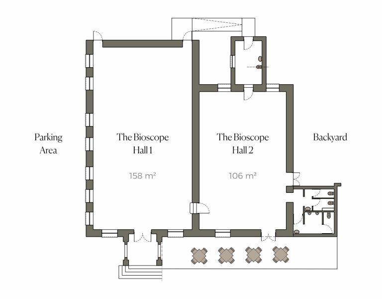 Bioscope Venue Halls Floorplan