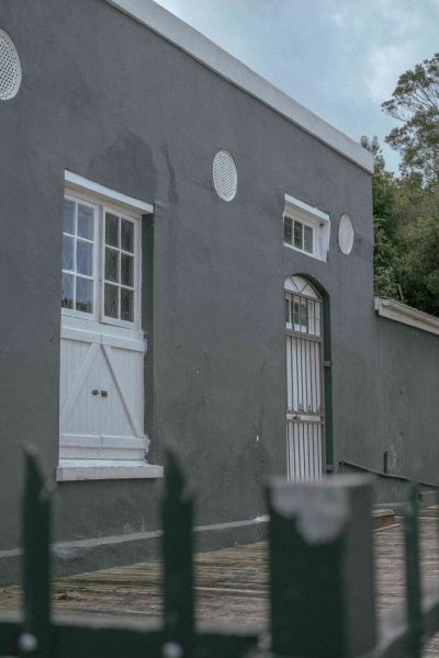 Side view of building